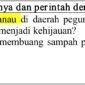 Contoh kalimat tanya dan perintah dengan kata danAU