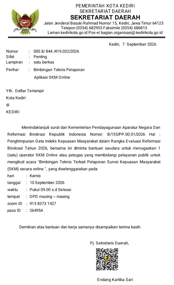
Contoh Aturan dan Tata Cara Penulisan Surat Dinas di Kantor Pemerintahan