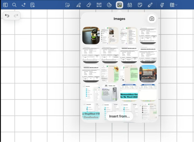 cara memasukkan gambar ke goodnotes di ipad