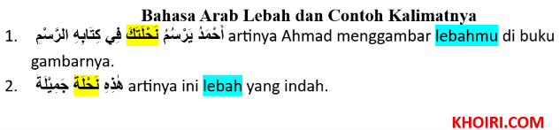 Bahasa Arab Lebah dan Contoh Kalimatnya