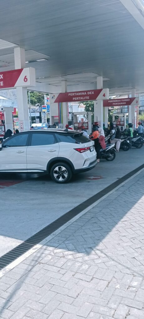 Pertalite di spbu Joyoboyo Kediri normal aman