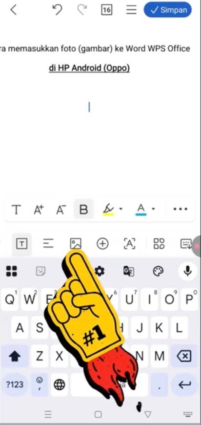 Cara memasukkan foto atau gambar ke Word WPS Office